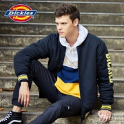 Dickies  男士字母印花充棉棒球夹克棉服 2色