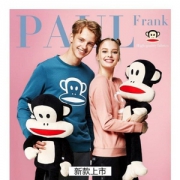 Paul Frank 大嘴猴 男女情侣印花休闲卫衣 多色