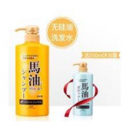 Loshi 马油 无硅油洗发水600ml+沐浴露200ml