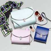 限Prime会员，The Cambridge Satchel Push Lock系列 女式单肩斜挎包 2色