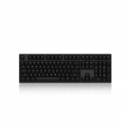 AKKO  Ducky Zero 3108 PBT 正刻 机械键盘 108键 cherry 樱桃轴 红轴 黑色