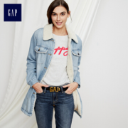 Gap 盖璞 383383 女士加绒加厚牛仔外套  低至203.97元