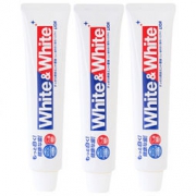 Lion 狮王 White&white 美白牙膏 150g*3支 39元