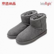 INTERIGHT  皮毛一体保暖 男士雪地靴