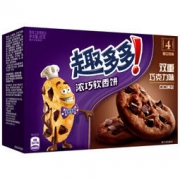趣多多 浓巧软香饼双重巧克力味饼干80g 8.8元