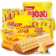 印尼进口 丽芝士 nabati 奶酪威化饼干500g