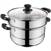 美厨 MCZ753 不锈钢蒸锅 26cm 59.9元