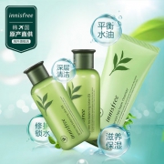 悦诗风吟（Innisfree）  绿茶平衡水乳洁面套装 5件套