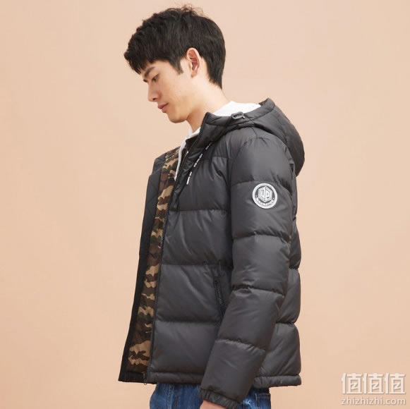 美特斯邦威男士羽绒服