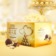 费列罗（Ferrero Rocher）  榛果威化巧克力礼盒 96粒 1200g