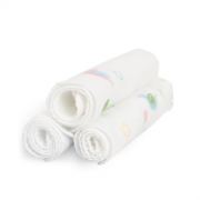 PurCotton 全棉时代 婴儿纱布口水巾 32*32cm 3片  10.35元