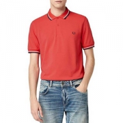 限尺码，Fred Perry 男士纯棉修身Polo衫 Prime会员免费直邮含税