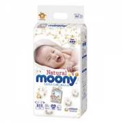 限Prime会员镇店之宝，moony 尤妮佳 Natural Moony 皇家系列纸尿裤 NB66片
