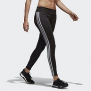 28日0点： adidas 阿迪达斯 D2M 3S LONGTIGH BQ2072 女子针织紧身裤
