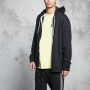 FOREVER 21 00238190 男士连帽抽绳卫衣 *3件