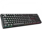 CoolerMaster 酷冷至尊 CK372 RGB 机械键盘（Cherry青轴、PBT、侧刻）