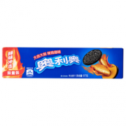 OREO 奥利奥 夹心饼干 辣鸡翅味 97g  5.3元，可折至2.14元/袋~