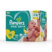 Pampers 帮宝适 超薄干爽系列 婴儿纸尿裤 NB140片