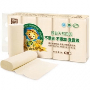 泉林本色 卷纸 不漂白环保健康本色纸卫生纸巾3层100克*10卷 105.1元包邮