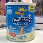镇店之宝，美国雅培 PediaSure 小安素助成长婴幼儿营养奶粉 香草味 400g*6罐 Prime会员免费直邮含税