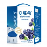 限上海地区：伊利 安慕希 希腊风味酸奶 蓝莓味 205g*8盒