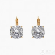 Kate Spade 凯特丝蓓 Square方形水晶耳钉 2色