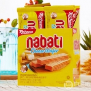 印尼进口 Richeese nabati 奶酪威化饼干 460g*4盒 ￥49.8