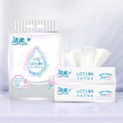 C&S 洁柔 Lotion保湿因子抽纸 3层*100抽*4包   *4件