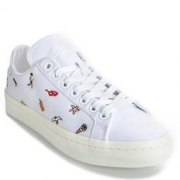历史低价：adidas Originals COURTVANTAGE 女士休闲印花板鞋 *3件 64.2英镑约￥567（约￥189/双，3件8折）