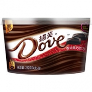 Dove 德芙 香浓黑巧克力 252g 碗装 28.9元