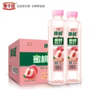 栗子园 无气低糖 蜜桃味苏打水 400ml*24瓶