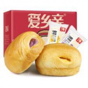 爱乡亲 水果夹心面包 500g*2箱