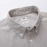 UNIQLO优衣库  牛津纺修身衬衫 长袖