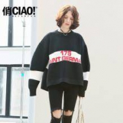 CIAO俏 女士Oversize针织衫