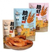 海麟娃 多口味即食脆虾 10只*3袋