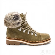 Prime会员，18年冬季新款 Sam Edelman Bowen 女士毛绒系带短靴 G0251L