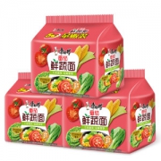 康师傅 鲜蔬高汤宽面 5袋*3包