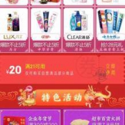 京东超市：年货节主会场 21-20清洁类东券