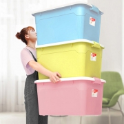出口品质、沃尔玛有售：24升x3个 禧天龙 塑料整理箱