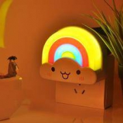 约帅 彩虹 LED小夜灯 插电光控