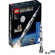 拼装高度达1米！LEGO乐高 21309 NASA 阿波罗计划 土星5号运载火箭