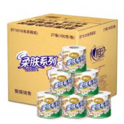 心相印 柔肤系列 卷纸 3层180g*27粒 *2件