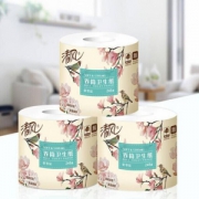 清风 原木纯品 鸟语花香 卷纸卫生纸 3层24卷