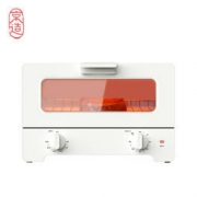 京造 家用多功能电烤箱 12升 1000W 石英管 白色 199元包邮