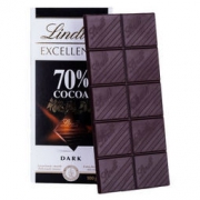 Lindt 瑞士莲 特级排装 70%黑巧克力 100g *2件 44.64元（2件8折，合22.32元/件）