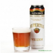 德国进口，Hubertus 狩猎神白啤 568ml*24听*3件 ￥209.79