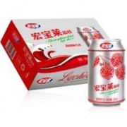 宏宝莱 荔枝味汽水 330ml*12罐
