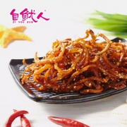 自鱿人 芝麻蜜汁香辣鳗鱼丝250g*2袋