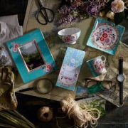 国内￥450，Wedgwood 玮致活 漫游美境山茶花之恋礼品碗 Prime会员免费直邮含税