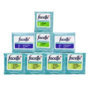 不含荧光剂，Facelle 菲思乐 日用+夜用卫生巾套装 8包